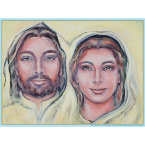 Poster - Jezus en Maria Magdalena (A3 horizontaal) Poster - Jezus en Maria Magdalena (A3 horizontaal)