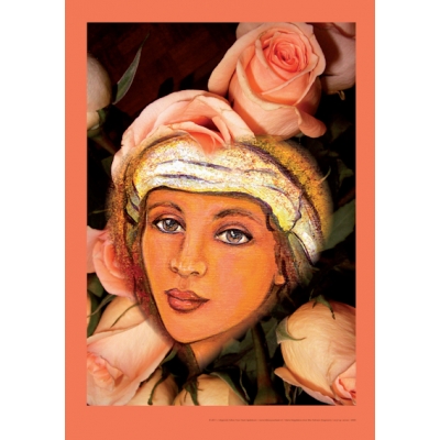 Poster - Maria Magdalena ’en rose’ (A3 verticaal)